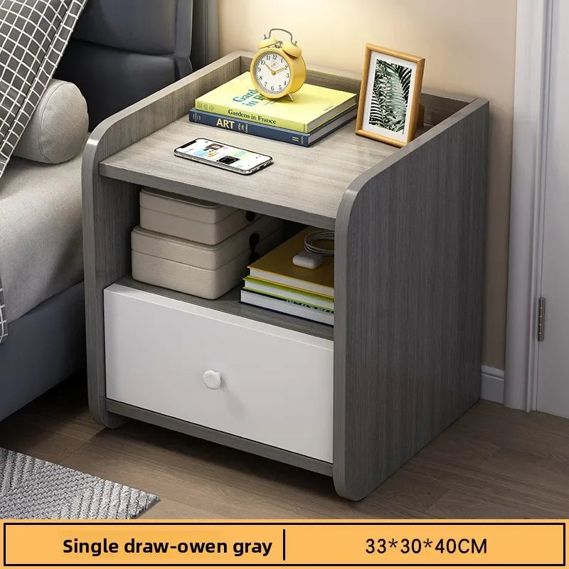 Multi-functional Household Goods Bedside Table Small Storage Locker Bedroom Bedside Gap Small Cabinet Oasis Select