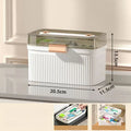 Multi-Functional First Aid Kit Storage Organizer Box Portable Plastic Family Emergency Box with Handle Medicine Chest Tools Oasis Select WHITE M