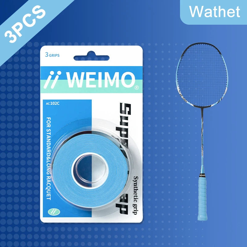 Tennis Racket, Fishing Rod, Anti Slip And Sweat Absorbing Band, Grip Handle, Leather Badminton Hand Glue Oasis Select Light blue