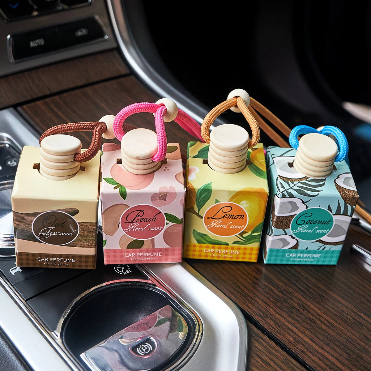4-Pack Woody Car Air Freshener – Long-Lasting Scent | FORMBO Car Air Freshener Oasis Select