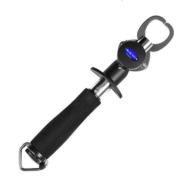 Fish Control Device Stainless Steel Belt Weighing with Ruler Fish Lock Fish Clamp Fish Catch Device Fish Clamp Fishing Gear Oasis Select