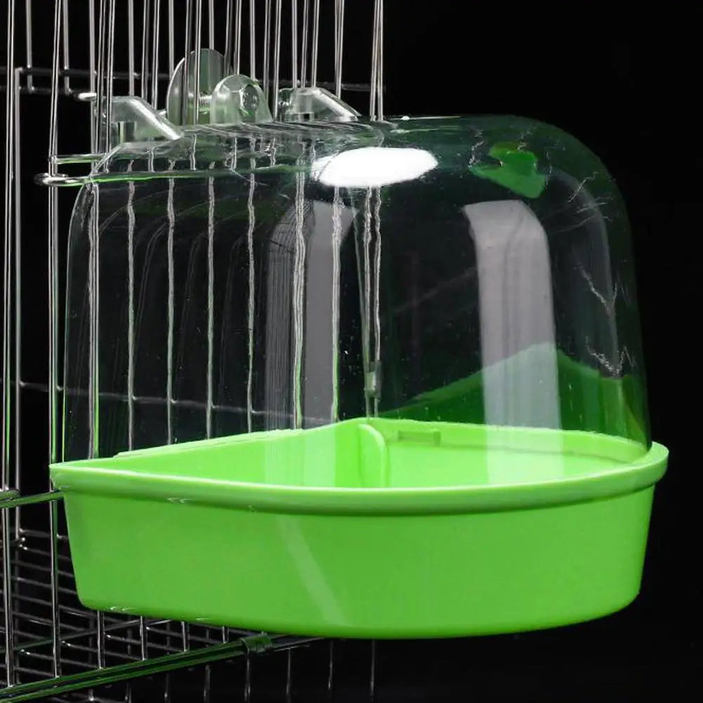 Hanging Bird Bath Is Waterproof Wear-resistant And Easy To Clean Cage-style External Bath For Birds Such As Parrots And Myn Oasis Select