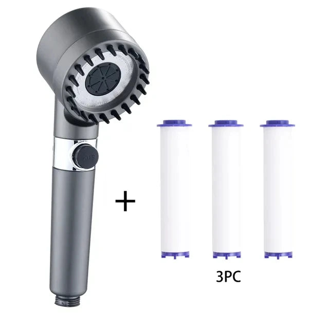 New 3 Modes Shower Head High Pressure Showerhead Portable Filter Rainfall Faucet Tap Bathroom Bath Home Innovative Accessories Oasis Select Shower And 3 Filters