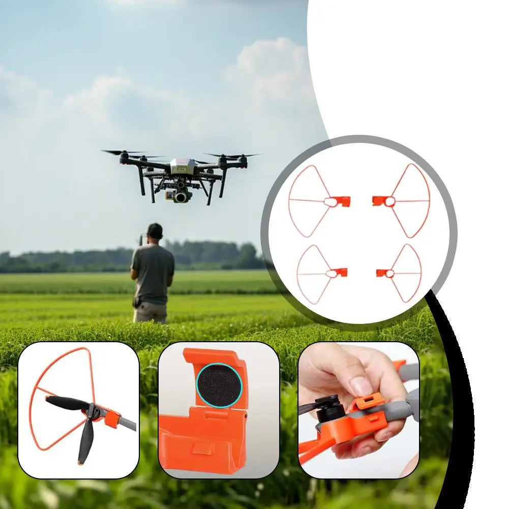 For DJI MINI 5 PRO Drone Propeller Guard Anti-collision Ring Heighten Landing Gear for Mini 5 Pro Drone Protector Accessories Oasis Select
