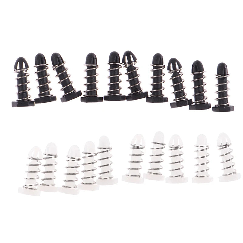 10pcs 14mm Plastic Nail Cooling Fan Spring Nails Heat Sink Clips Oasis Select
