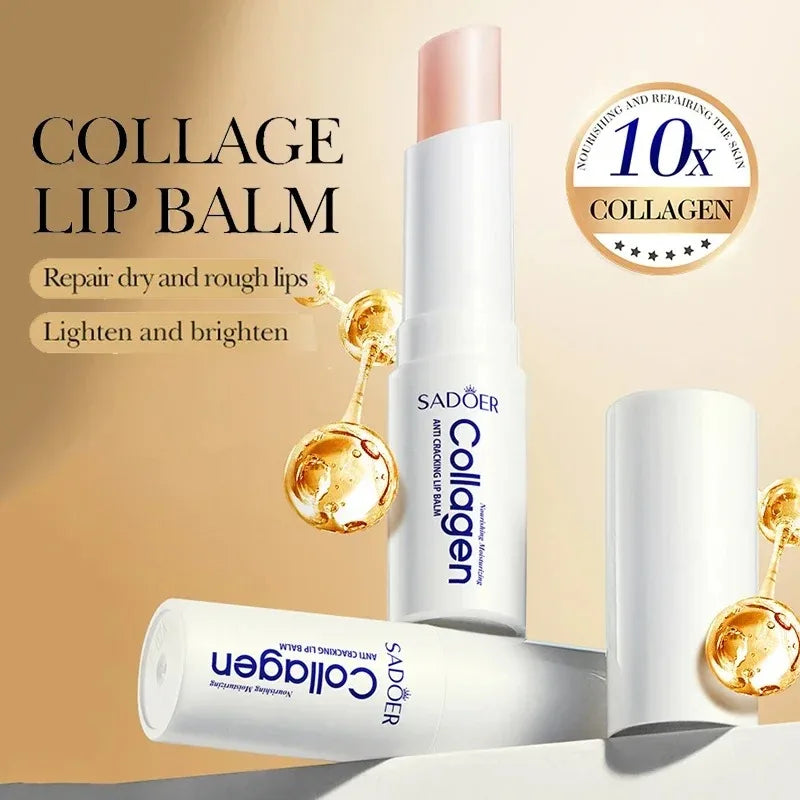 Sadoer Collagen Lip Balm – Moisturizing & Brightening Lip Care Collagen Lip Balm Oasis Select