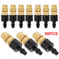 50Pcs Misting Nozzles Adjustable Brass Spray Nozzle Garden Hose Sprinkler Head Atomizing Nozzle Outdoor Garden Equipment Oasis Select United States