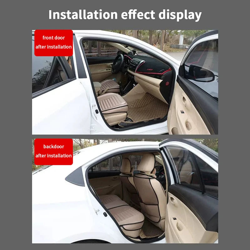 5 Meters Soundproof Anti-Dust Car Door Seal Strip, Universal Rubber Auto Weatherstrip Accessories Oasis Select