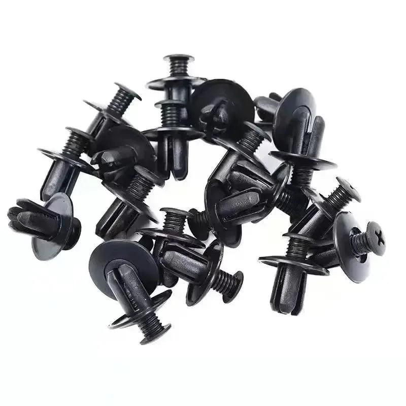 20/40/60/80/120Pcs Universal Car Buckle Set Fastener Rivet Clamping Fastener Buckle Car Accessory Abs Material Fixed Screw Oasis Select