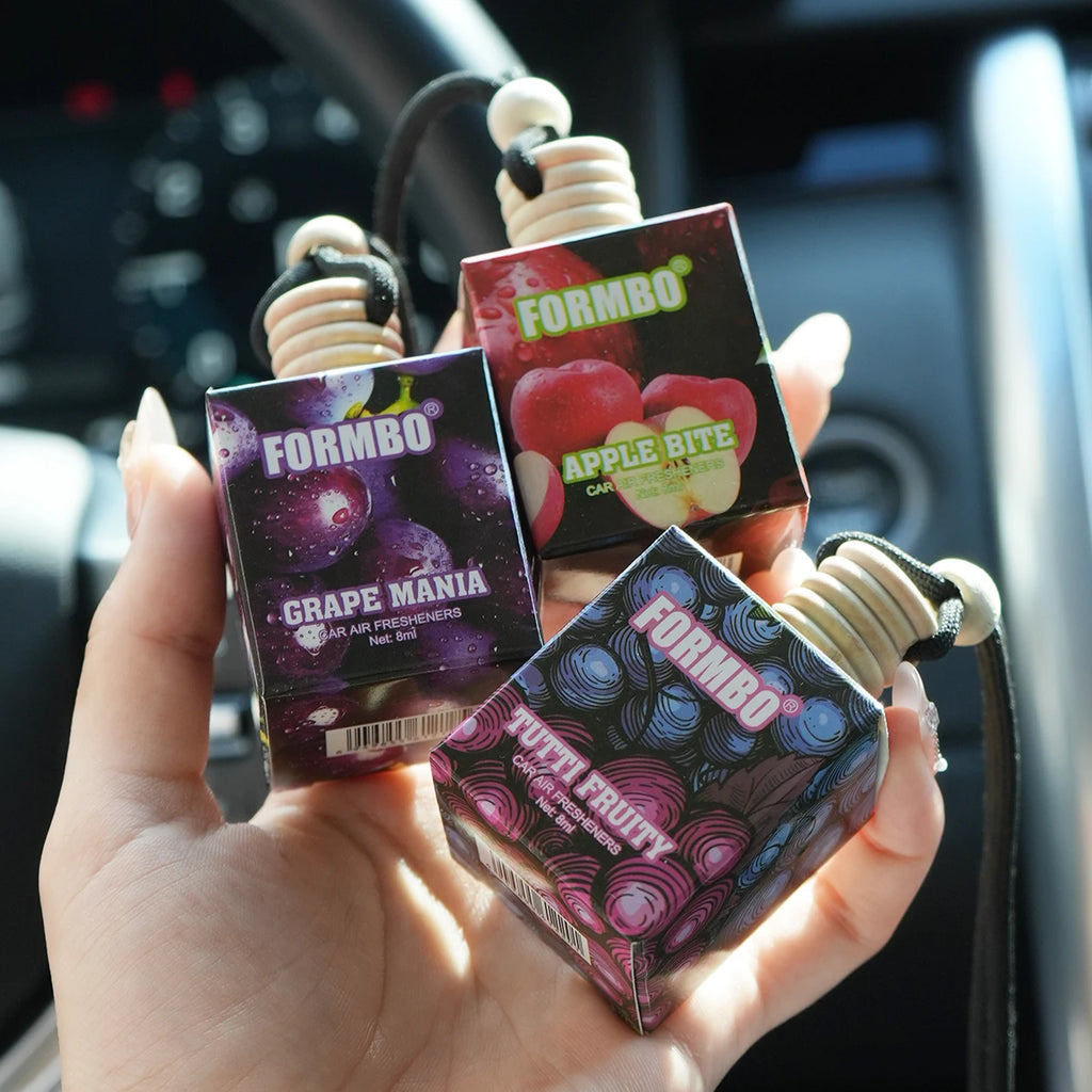 FORMBO Fruit Car Air Freshener Pendant | 4 Scents, 8ml Car Air Freshener Oasis Select