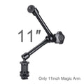 11 Inch Metal Adjustable Articulating Magic Arm Super Clamp for Flash LCD Monitor LED Video Light SLR DSLR Camera Accessories Oasis Select 11in Magic Arm