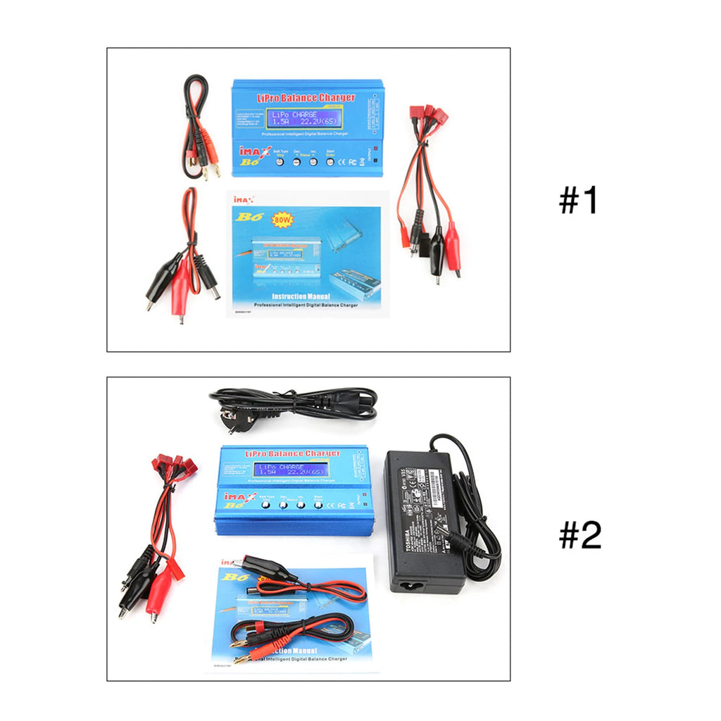 B6 80W Digital LCD Balance Discharger for LLiPo NiMH RC Battery Battery Balanced Oasis Select