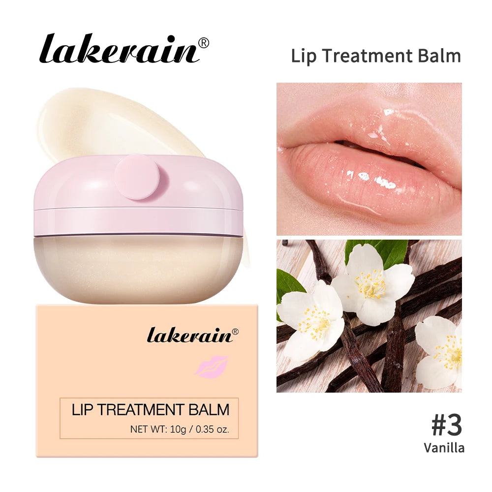 Deep Moisturizing Lip Balm Set Smoothes Lip Wrinkles Nourishing Lip Care Balms Long-lasting Moisturizing Plump Lips Perfect Gift Oasis Select 3 Vanilla