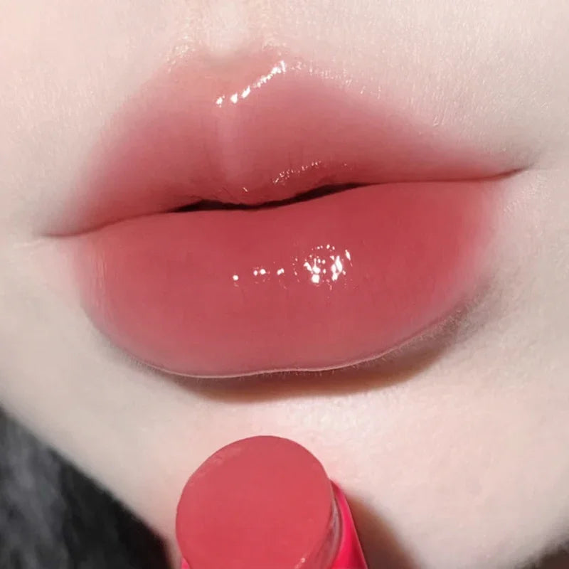 LUXURYTO Glitter Lip Gloss – Glass Mirror Shine, Clear & Red Glitter Lip Gloss Oasis Select 05