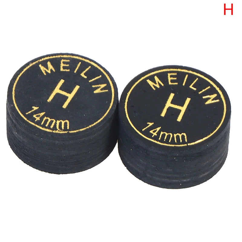 2pcs/Lot 14mm Japanese Cue Tip Quality Pool Billiard Pigskin Cue Tip 9 Layers Snooker Cue Tip@#X Oasis Select H