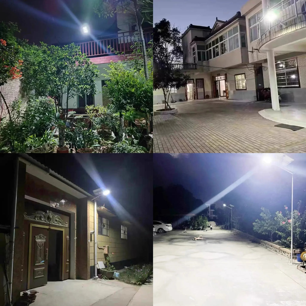 30000LM Irradiation 500㎡ Solar Light for Outdoor Sunlight Motion Sensor IP65 Waterproof Garden Street Wall External Solar Lamp Oasis Select