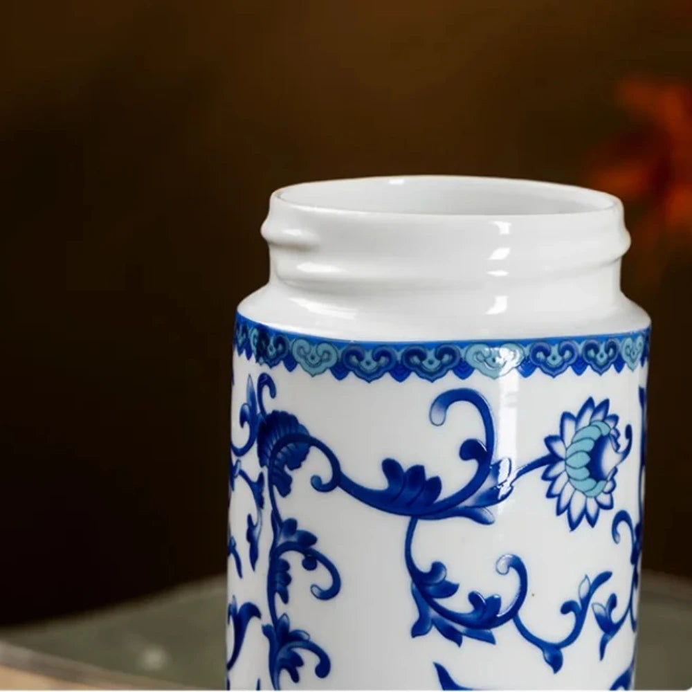 Double-layer 500ML Ceramic Cups Enamel Thermos for Tea High-temperature Home Office Resistant Cups with Lids Portable Travel Mug Oasis Select