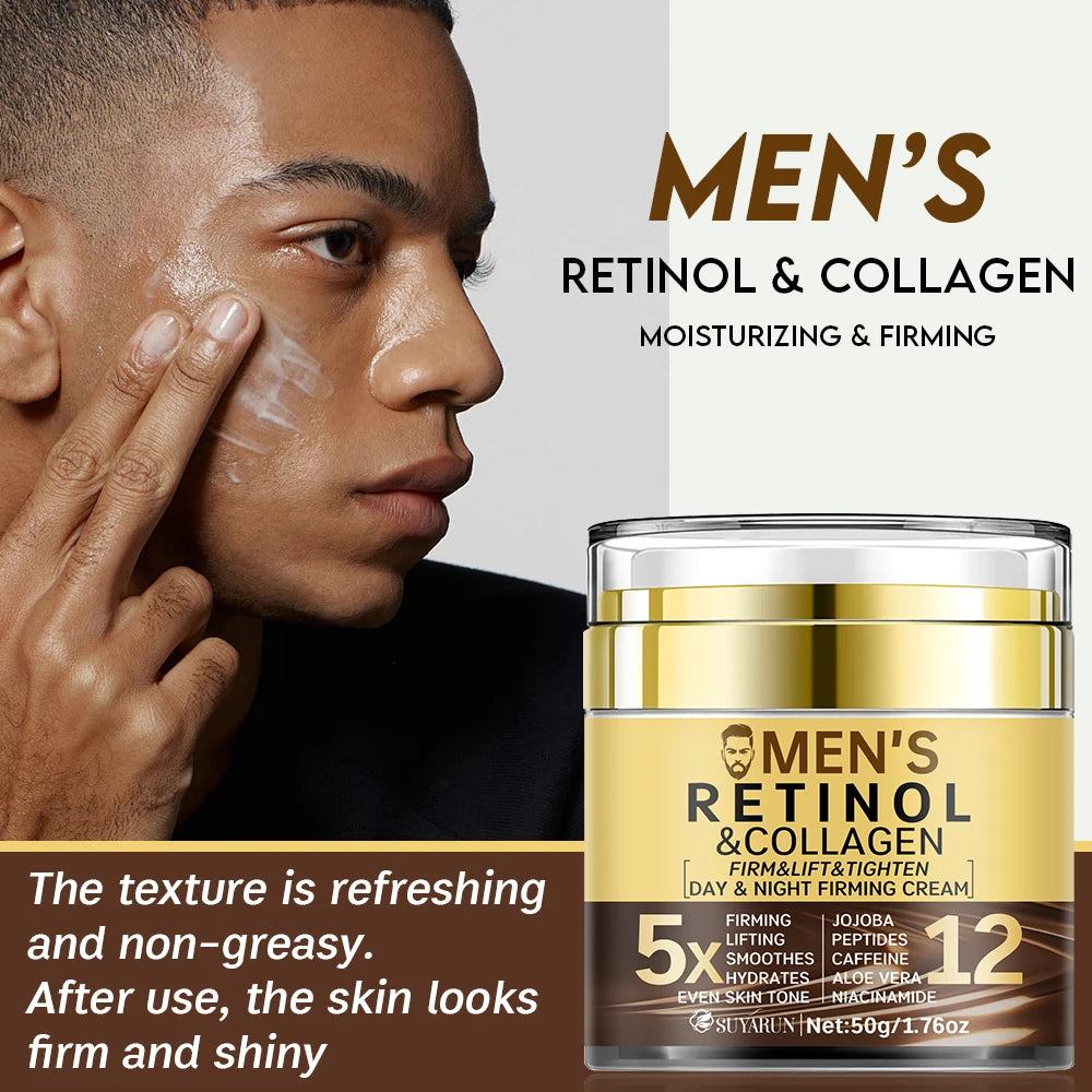 SUYARUN Men's Face Cream – Firming, Hydrating & SPF 20 Men's Face Moisturizer Oasis Select