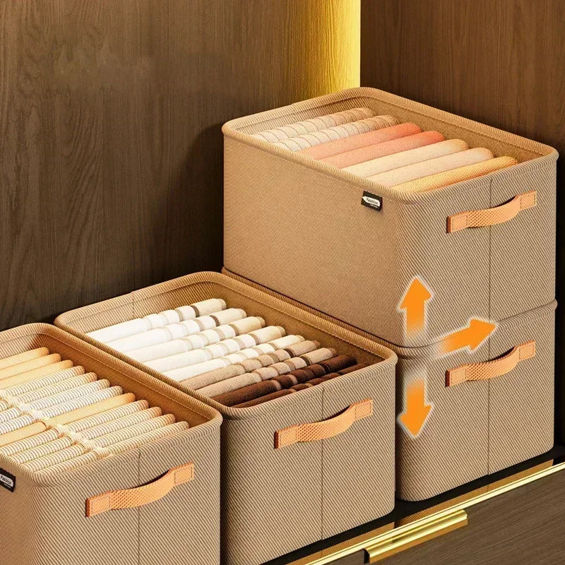 Thicken Clothes Organizer Pants Sweater Storage Cabinets Drawers Organizer Jeans Storage Box Wardrobe Clothes Storage Organizers Oasis Select
