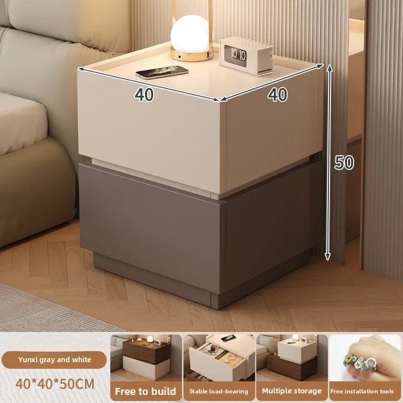 Multi-functional Household Goods Bedside Table Storage Side Bedroom Bedside Table Oasis Select