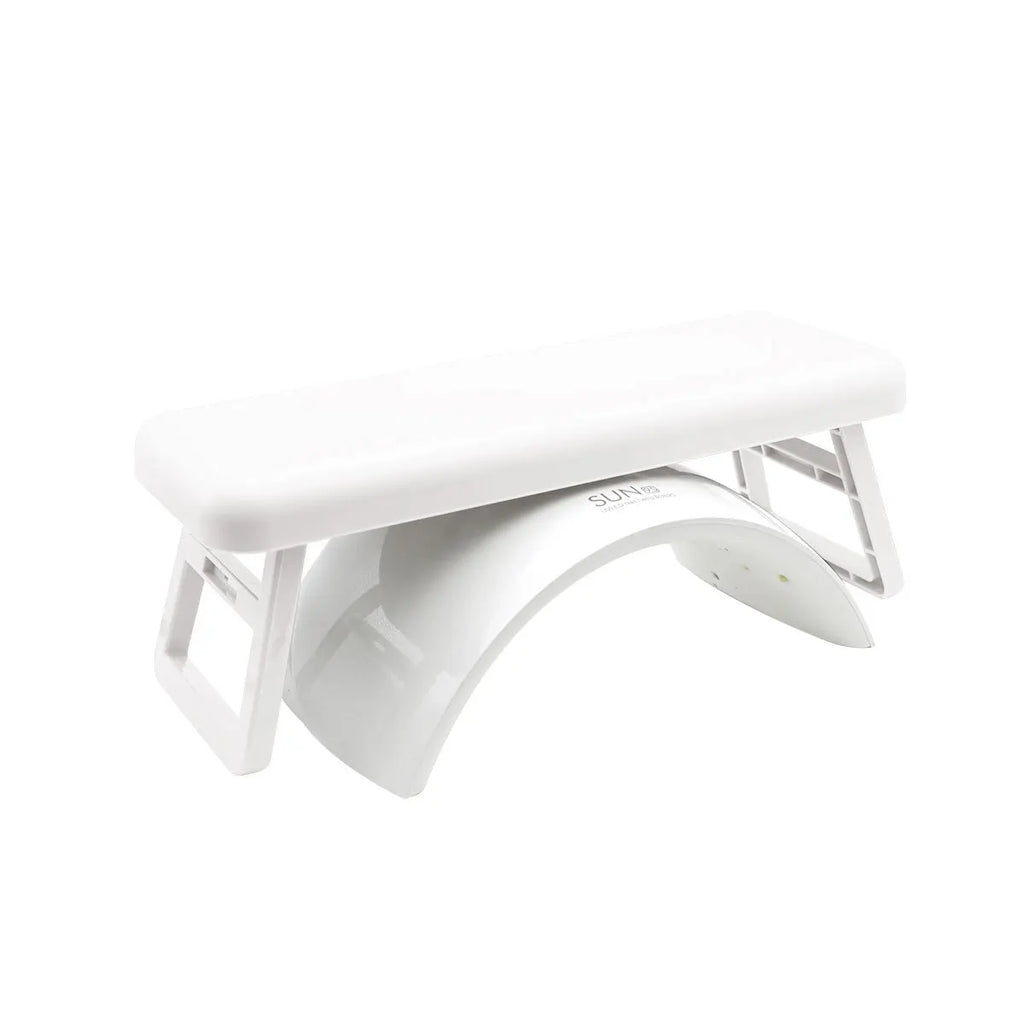 Foldable Manicure Arm Rest Stand Soft Sponge Cushion Pillow Holder Multifunctional Table Desk Support Mat Essential PracticeTool Oasis Select White