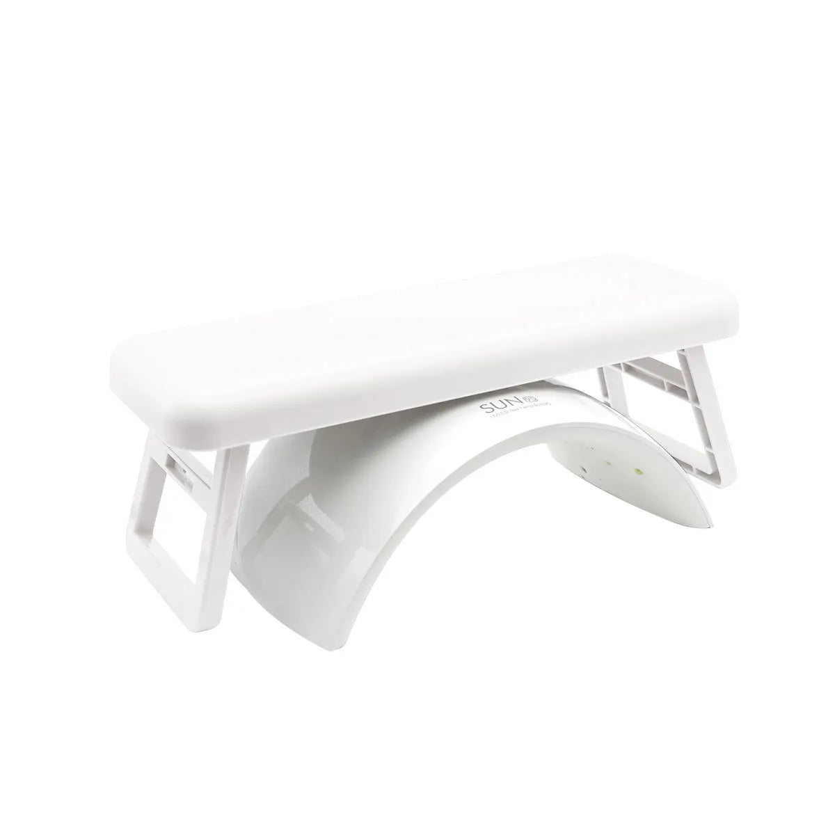 Foldable Manicure Arm Rest Stand Soft Sponge Cushion Pillow Holder Multifunctional Table Desk Support Mat Essential PracticeTool Oasis Select White
