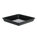 PP Plastic Flower Pot Drip Tray | Indoor Plant Saucer 6 Sizes Plant Drip Tray Oasis Select black-12 x 12cm
