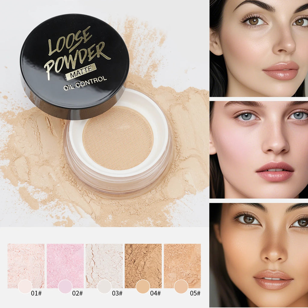 Hello Kiss Translucent Matte Setting Powder – Oil Control