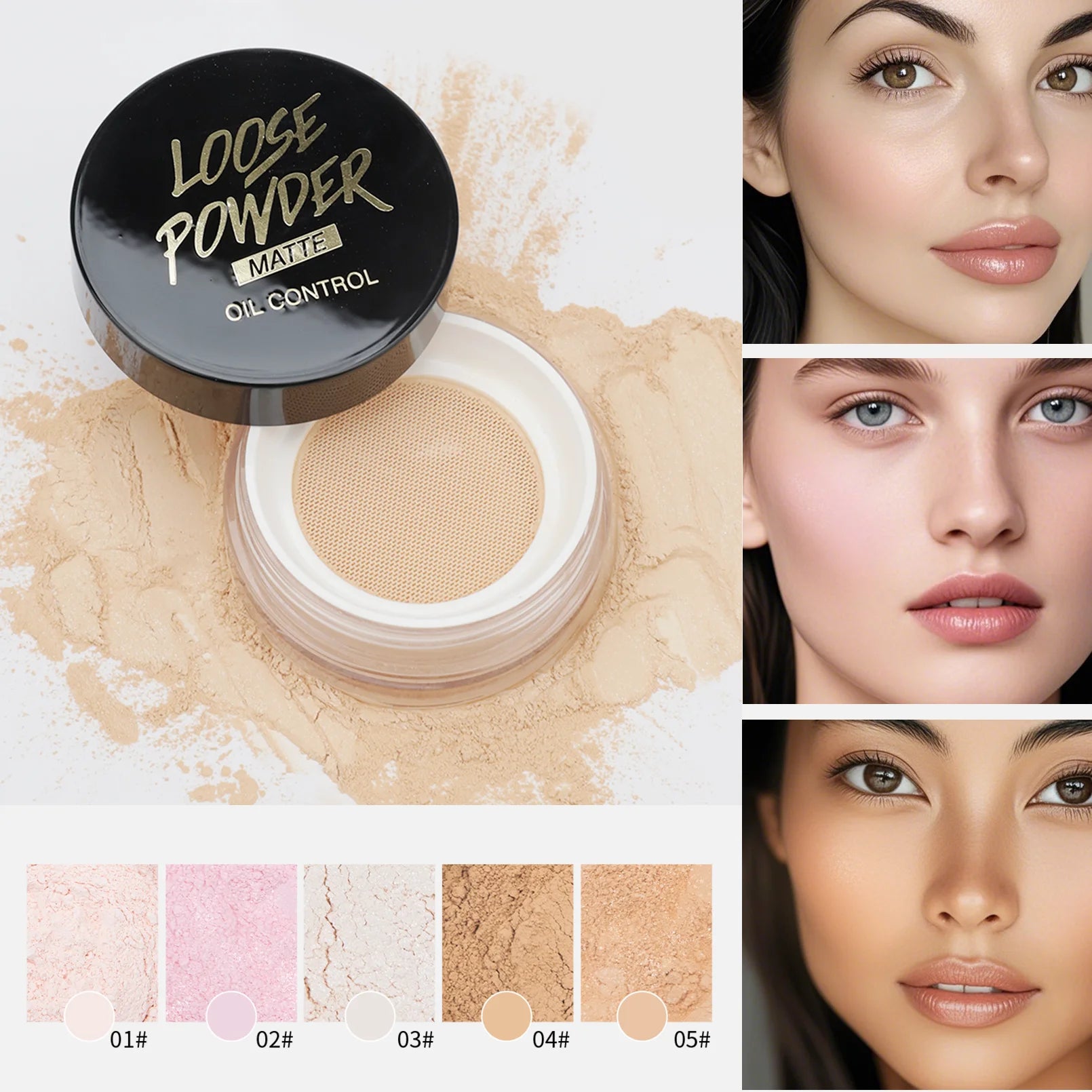 Hello Kiss Translucent Matte Setting Powder – Oil Control