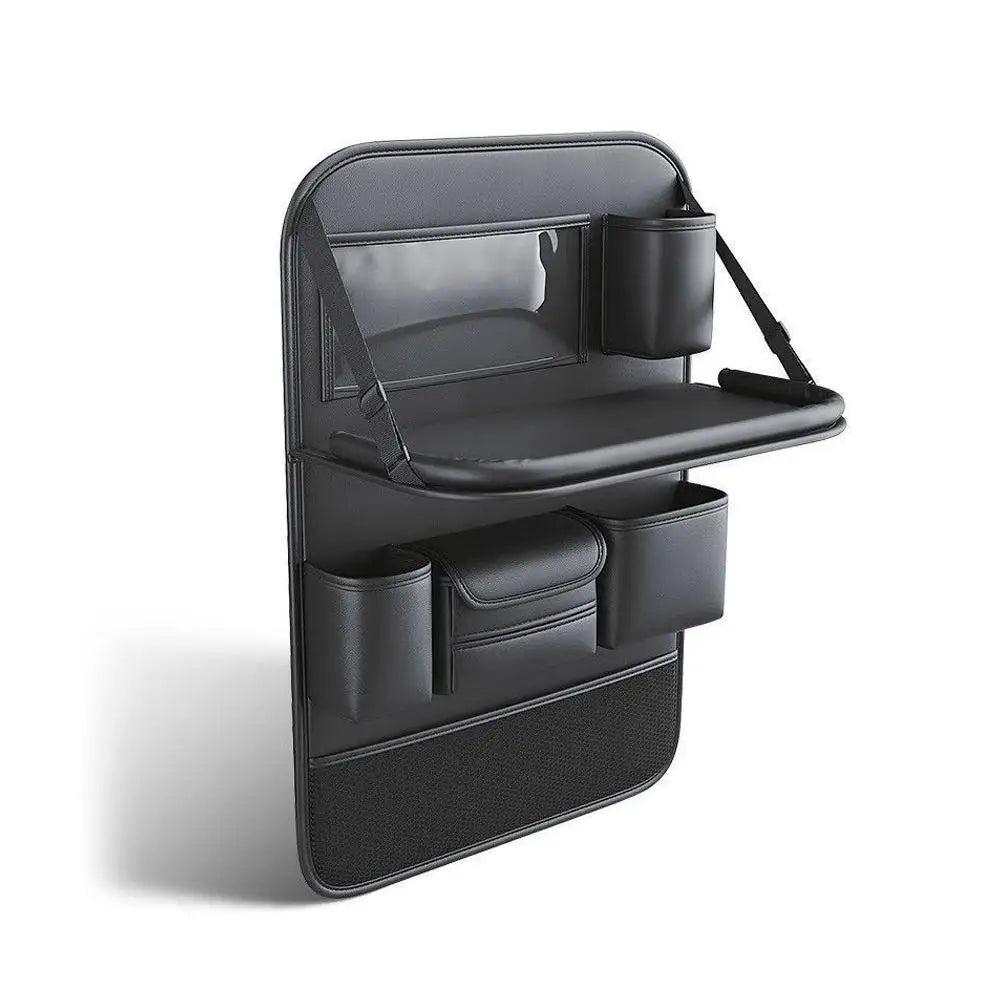 Multifunctional Car Backseat Organizer - 6 Pocket Storage Bag For Tissue Cup Umbrella Storage, Foldable Table Tray For iPad Oasis Select Storage Bag X 1