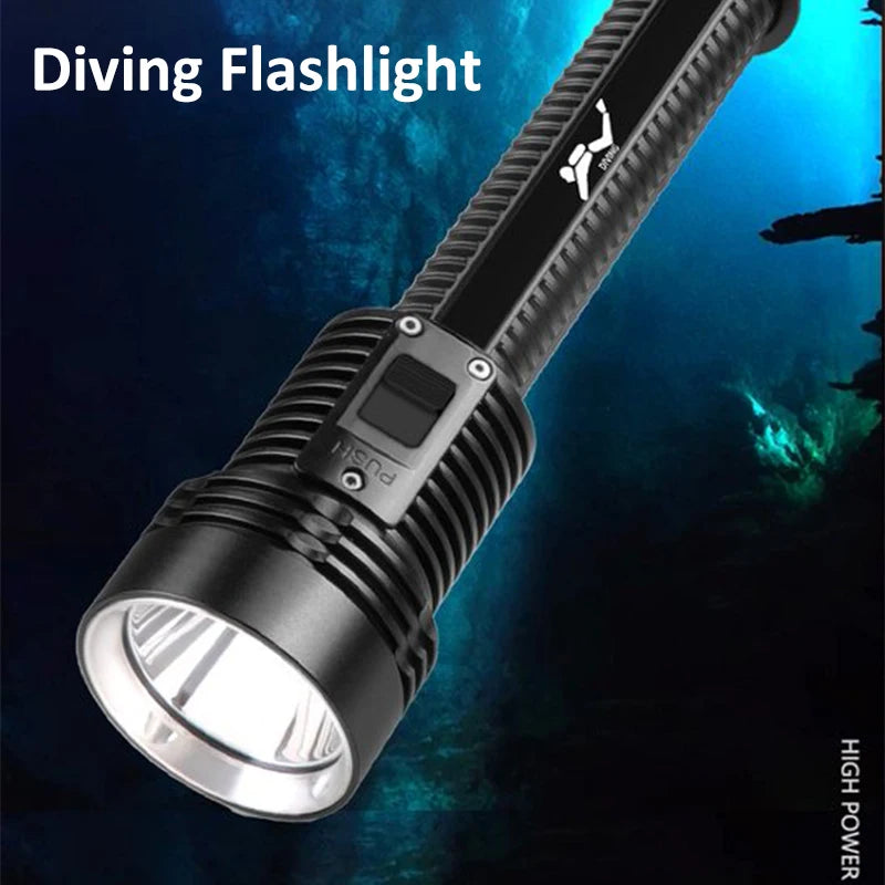 POCKETMAN 2000LM IPX8 Diving Flashlight | Scuba Torch & Lanyard