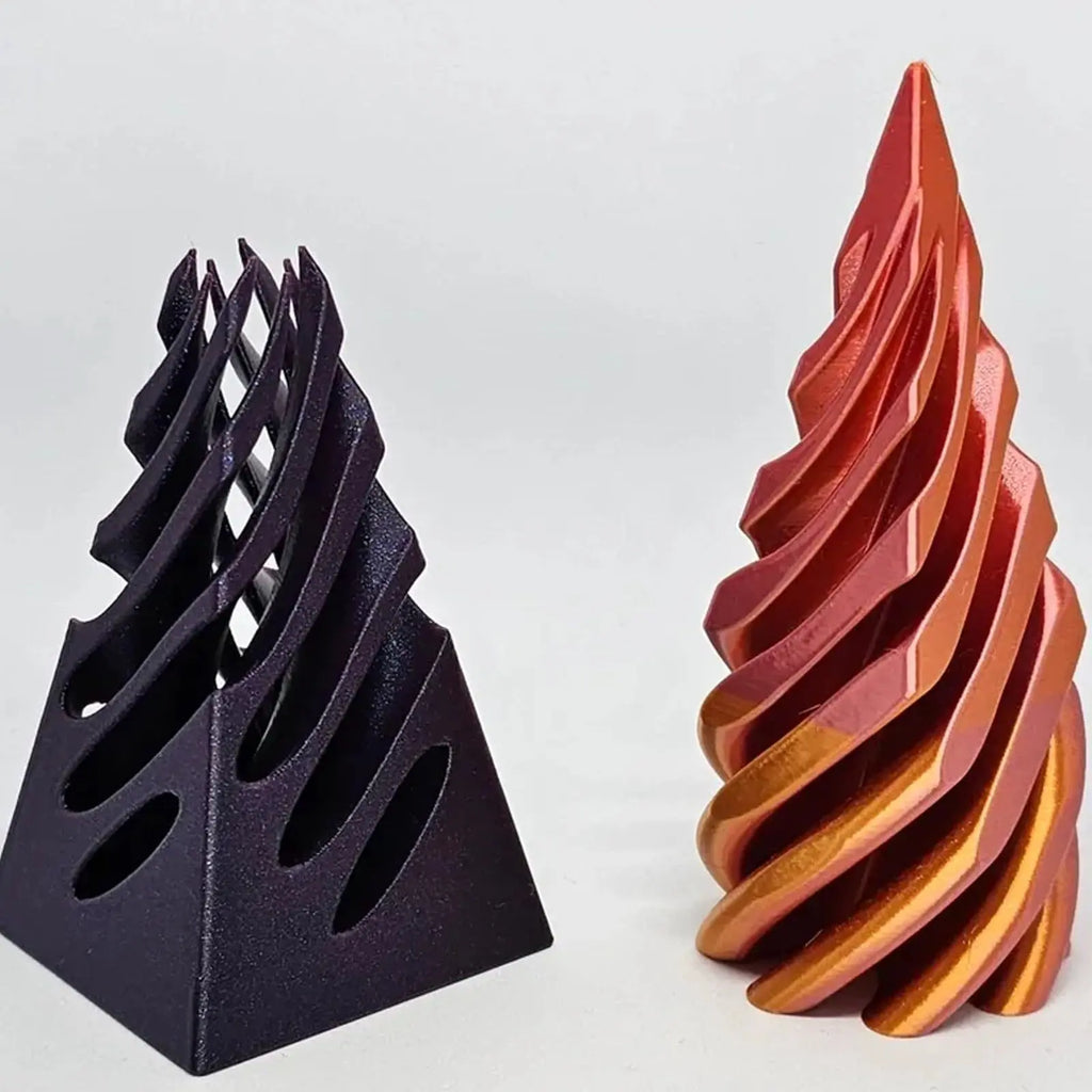 Impossible Pyramid Passthrough Sculpture - 3D Optical Illusion Art Decor Oasis Select
