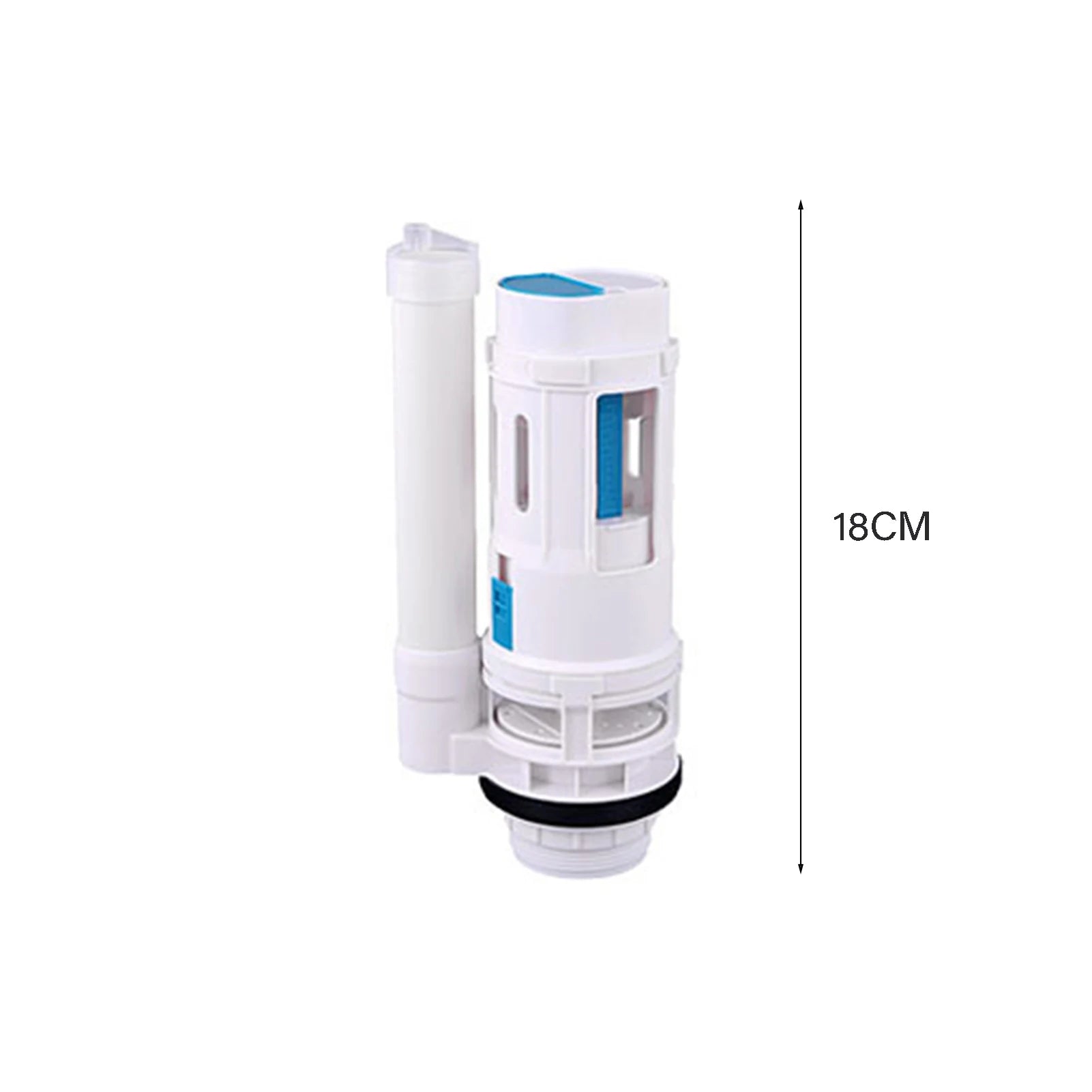 Toilet Dual Flush Valve Easy to Use Water Tank Split Push Button Accessories Suitable for Connected Side Toilet Water Tank Oasis Select