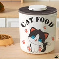 Waterproof Cat & Dog Food Container Sticker PVC Decal