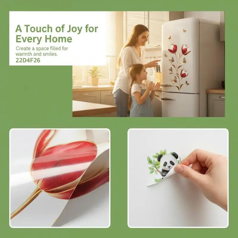 Cool Summer Watermelon Drink Wall Sticker Kitchen Refrigerator Decorative Decal Self-Adhesive Waterproof Removable Home Decor Oasis Select