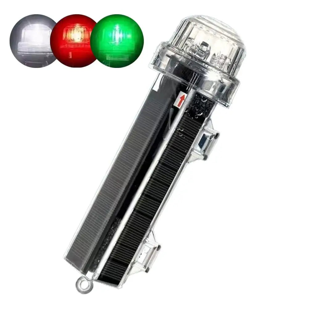 Solar Marine Signal Light – Waterproof Flashing LED Navigation
