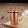 300ml Double-Wall 304 Stainless Steel Insulated Coffee Mug Insulated Steel Mug Oasis Select Rose Gold 301-400ml