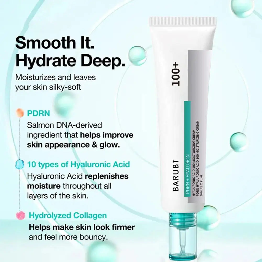 PDRN+ Hyaluronic Acid Face Cream – Triple Molecular Moisturizer Hyaluronic Face Cream Oasis Select
