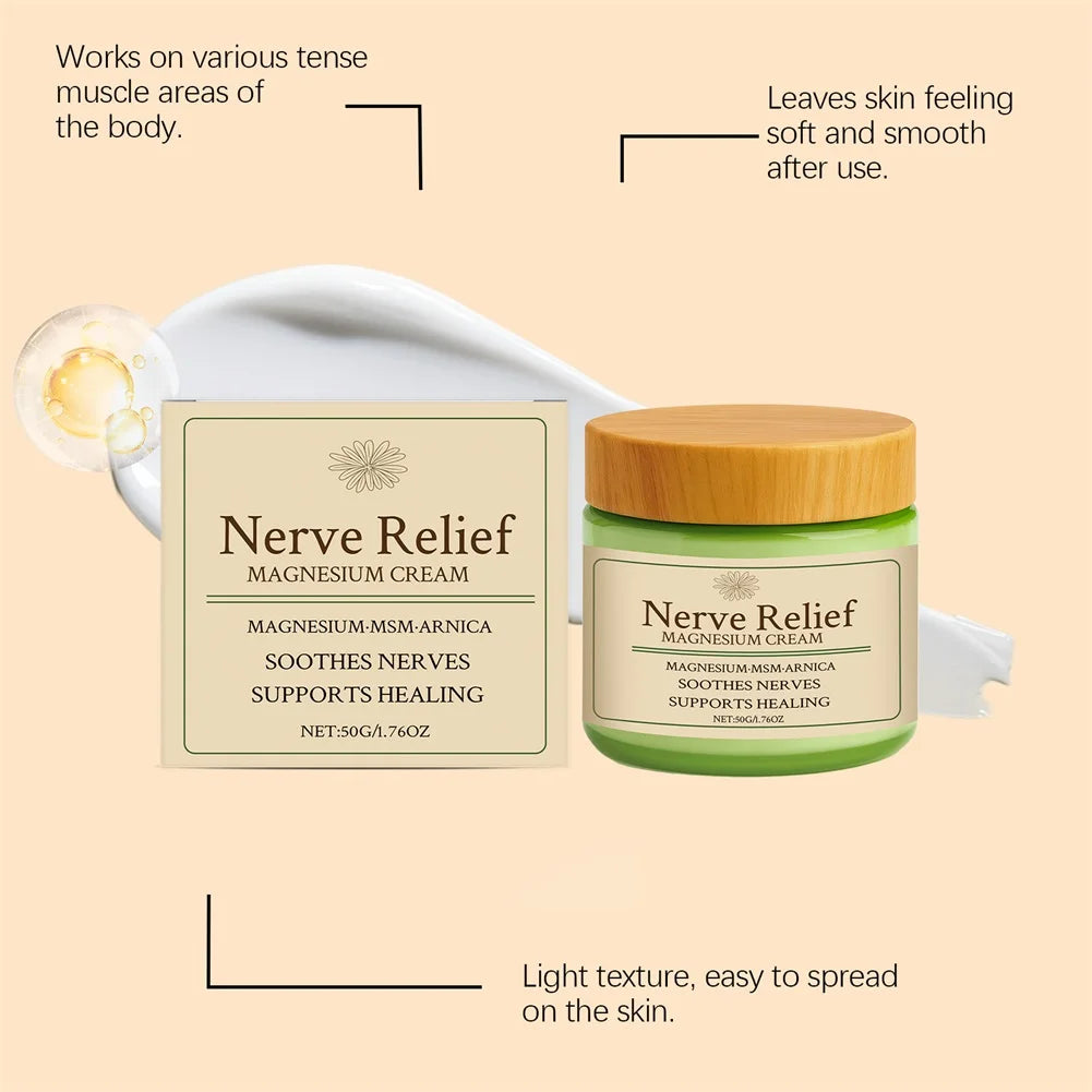 Magnesium Body Cream – Muscle Relaxation & Sleep Support