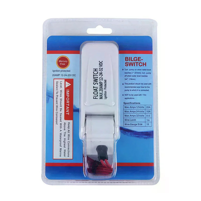 12V 1100GPH Automatic Bilge Pump Boat Submersible Pump Marine Float Switch U7W6 Oasis Select