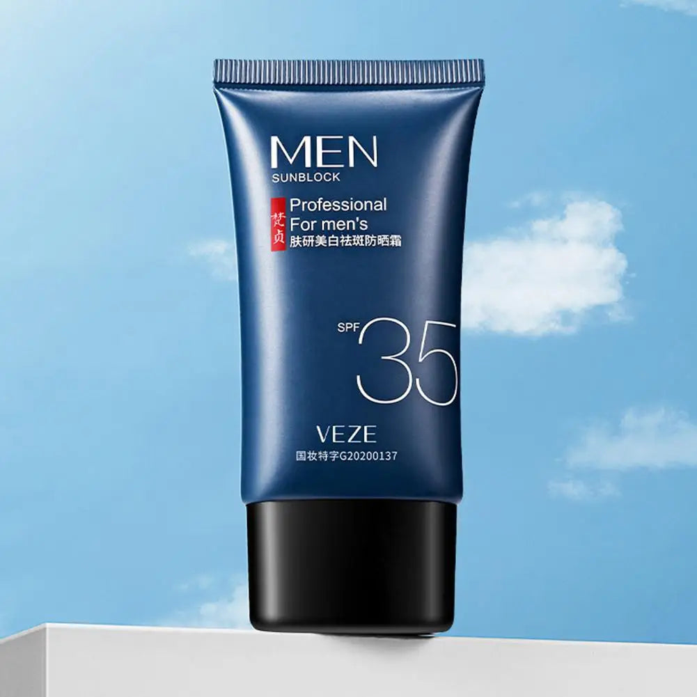 SPF 35 Sunscreen Cream For Men Non-Greasy Moisturizing Sunscreen For Face Protection Body Sunscreen Lotion Whitening Skin Care Oasis Select