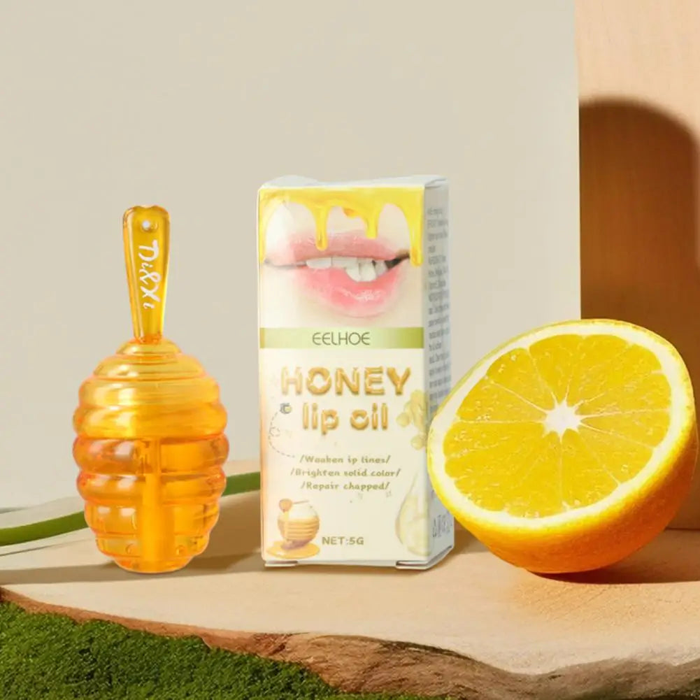 Eelhoe Honey Lip Oil – Hydrating Overnight Lip Balm & Gloss 5g Honey Lip Oil Oasis Select