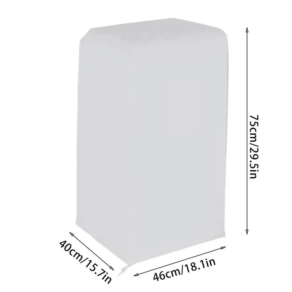 AC Unit Cover Mobile Air Conditioning Dust Cover 15.7 x 18.1 x 29.5 Inch Waterproof Protector for Condenser Compressor Indoor Oasis Select White