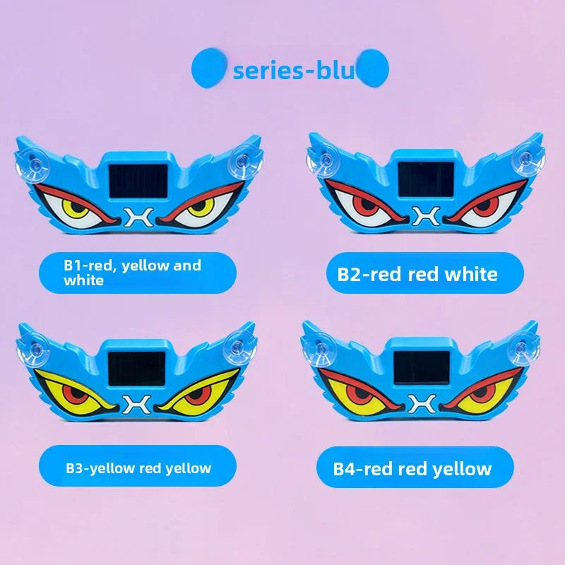 Solar USB Demon Eye LED Car Strobe Light | Suction Cup
