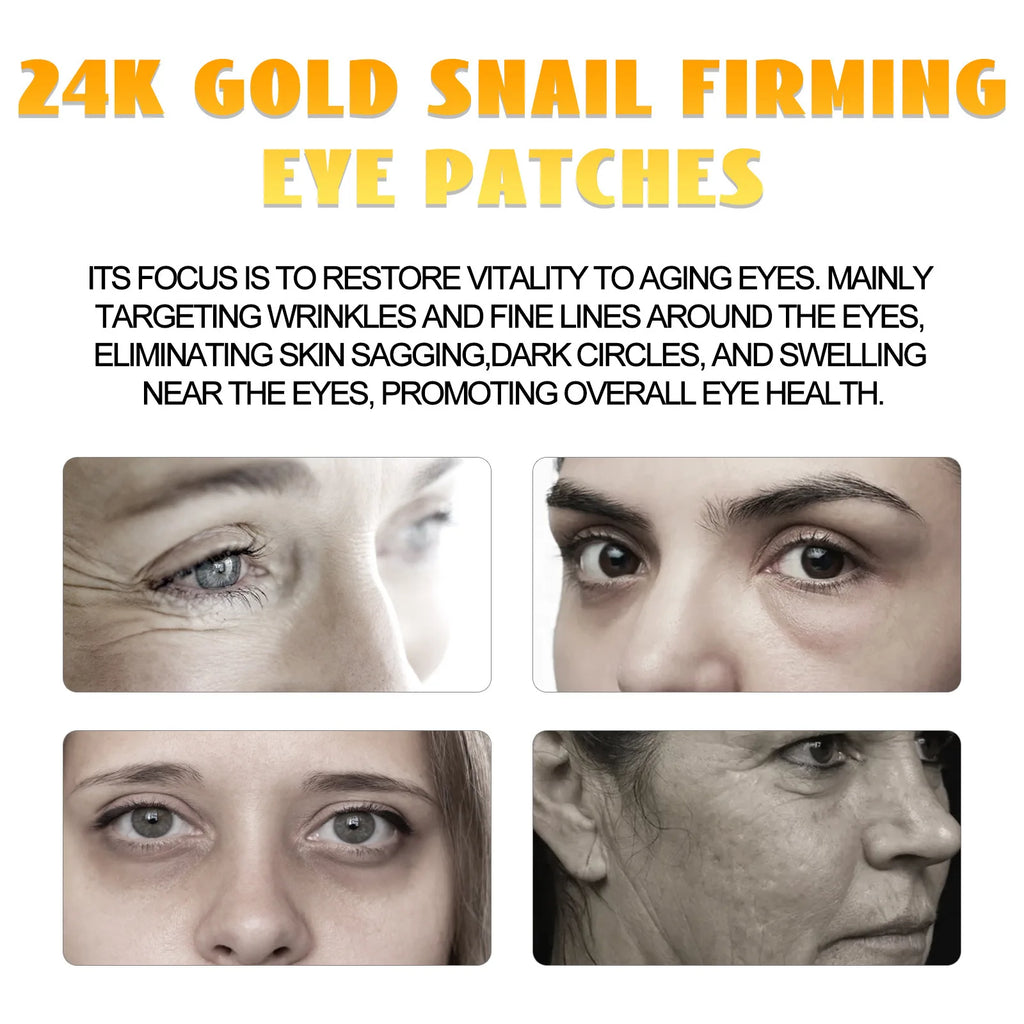 Eelhoe 24K Gold Seaweed Eye Patches – Dark Circles & Puffiness Eye Mask Patches Oasis Select