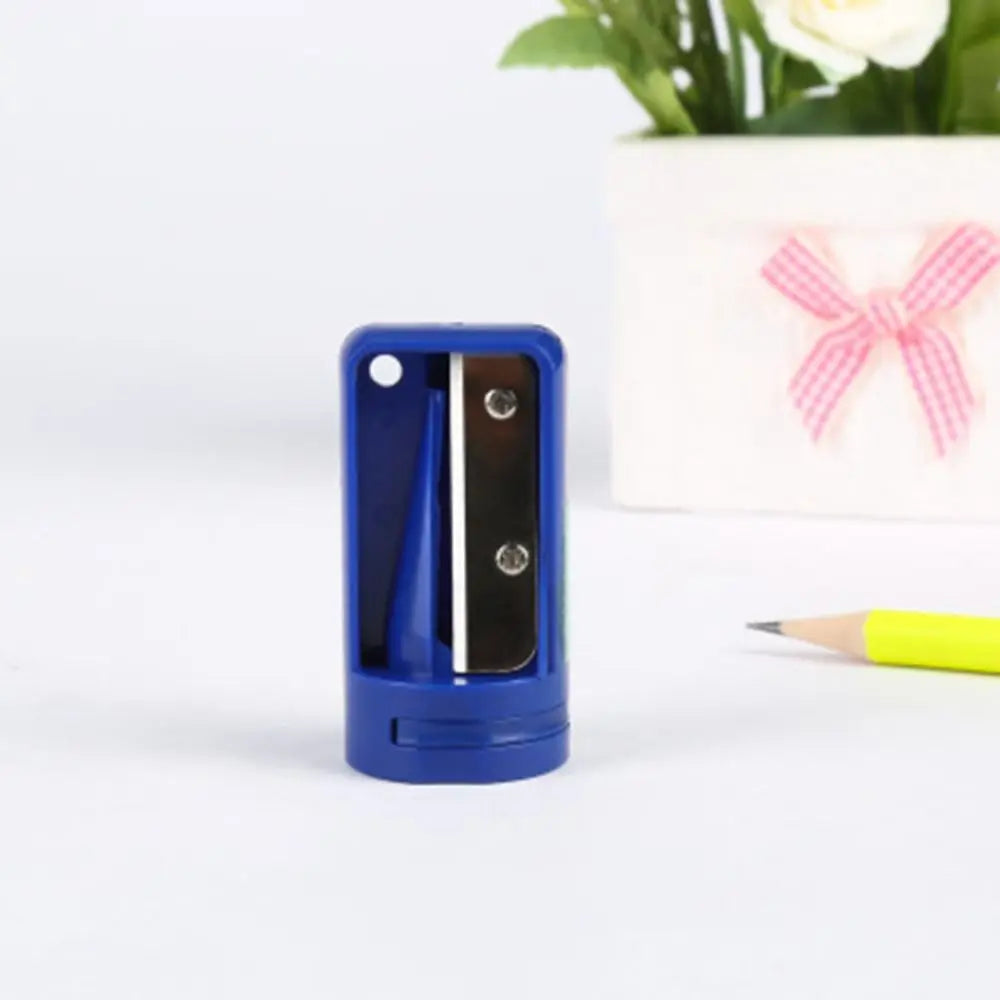 Mini Hand Tools Manual Woodwork Pencil Cutter Portable Useful Carpenter Pencil Sharpener Practical Blue Narrow Sharpening Oasis Select Blue