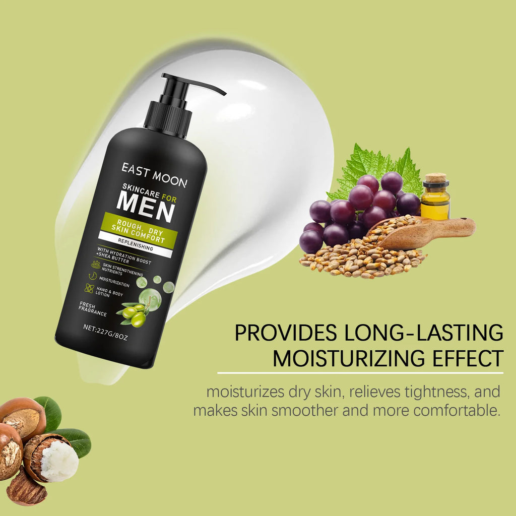 East Moon Men's Body Lotion – Moisturizing Nourishing Cream Men's Body Cream Oasis Select