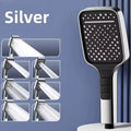 Large Shower Head 7 Modes Adjustable Shower Head Bathroom High-pressure Water-saving Shower Mixer Nozzles Bathroom Accessories Oasis Select Silver Shower
