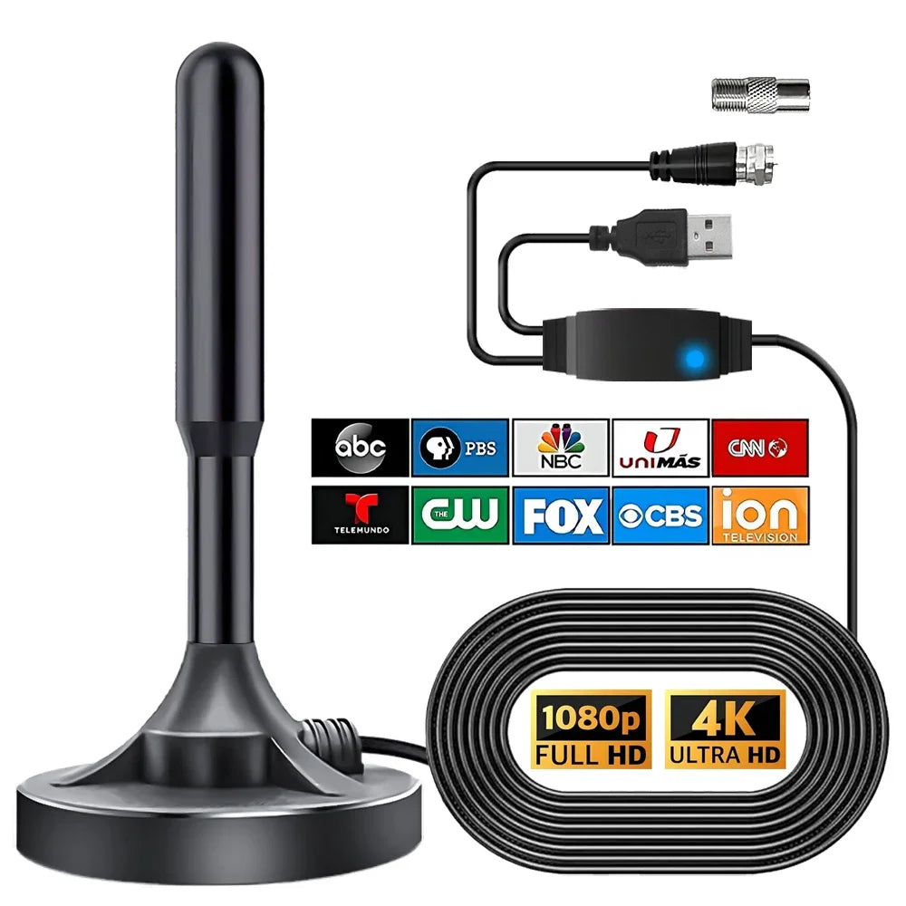 Cross-border indoor digital TV ground wave antenna extended sucker dvb-t2 antenna 4K Oasis Select