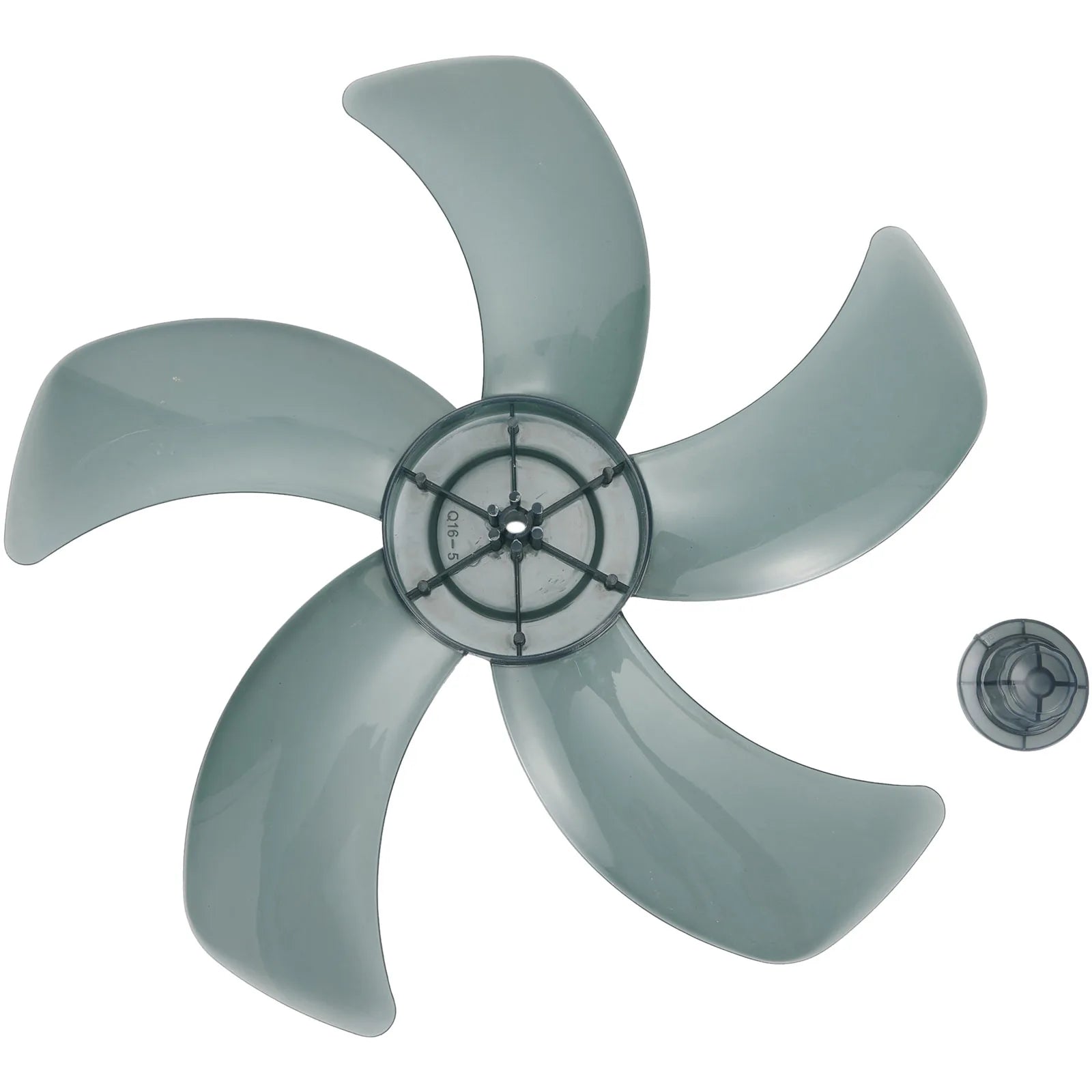 16 Inch 5-Leaf Replacement Fan Blade with Nut Cover | Stand Fan